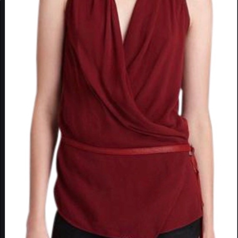 Helmut Lang Delta Overlap Top S Small - image 1